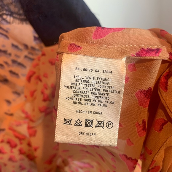 ANTHROPOLOGIE MAEVE PEPLUM Lace Sheer Blouse - Picture 4 of 6